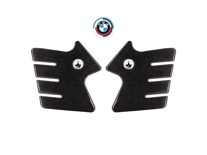 Grippatch BMW GS R1250 ADV (2021) ile Uyumlu Kaydırmaz 6D Karbon Yan Tank Pad GCS05