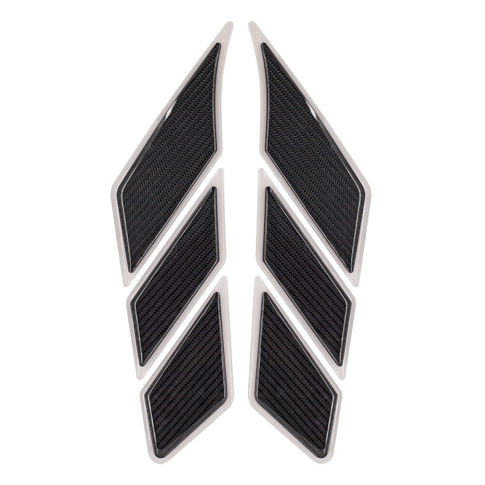 Grippatch CF Moto 450 MT ile Uyumlu Yan Depo Koruma Ultimate 6D Karbon Kaydırmaz Tank Pad GTC02-YK