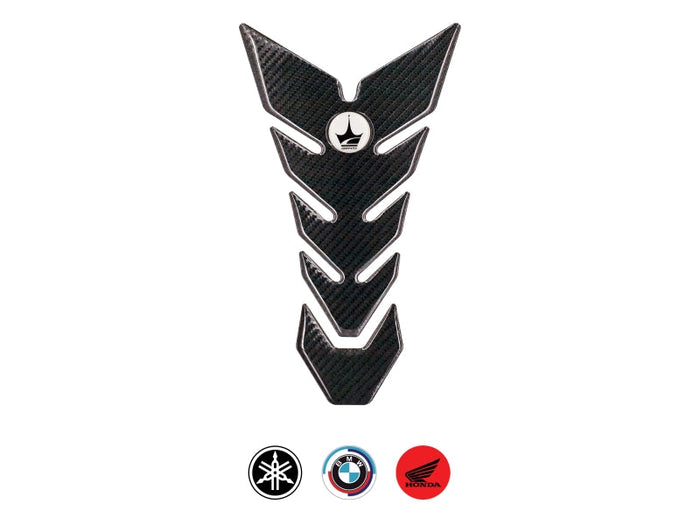 Grippatch Yamaha, BMW, Honda ile Uyumlu 6D Karbon Tank Pad GC05