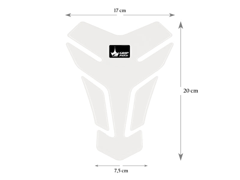 Grippatch Aprilia, KTM, Kawasaki, Suzuki ile Uyumlu Kaydırmaz Şeffaf Tank Pad GT01