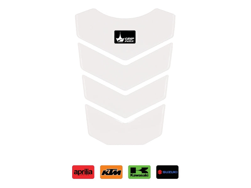 Grippatch Aprilia, KTM, Kawasaki, Suzuki ile Uyumlu Kaydırmaz Şeffaf Tank Pad GT02