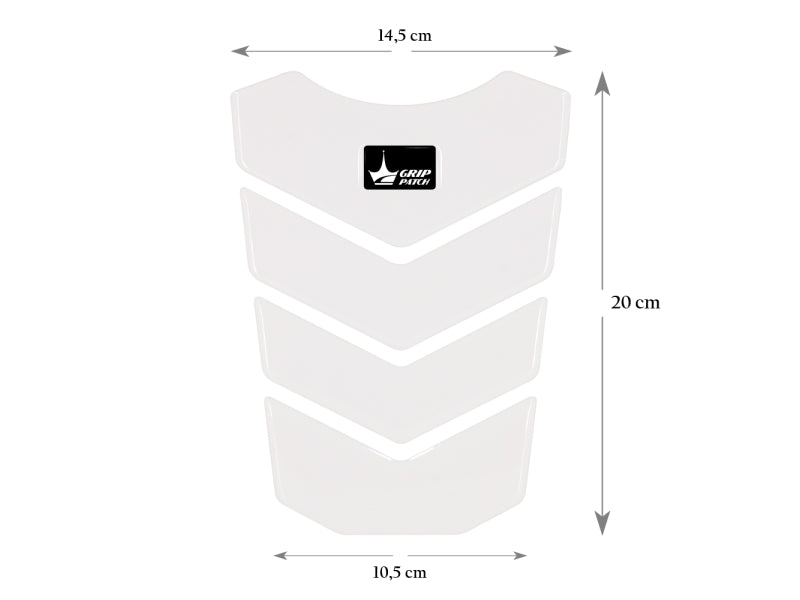 Grippatch Aprilia, KTM, Kawasaki, Suzuki ile Uyumlu Kaydırmaz Şeffaf Tank Pad GT02