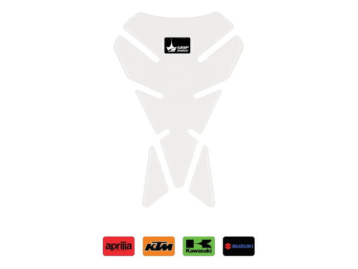 Grippatch Aprilia, KTM, Kawasaki, Suzuki ile Uyumlu Kaydırmaz Şeffaf Tank Pad GT04