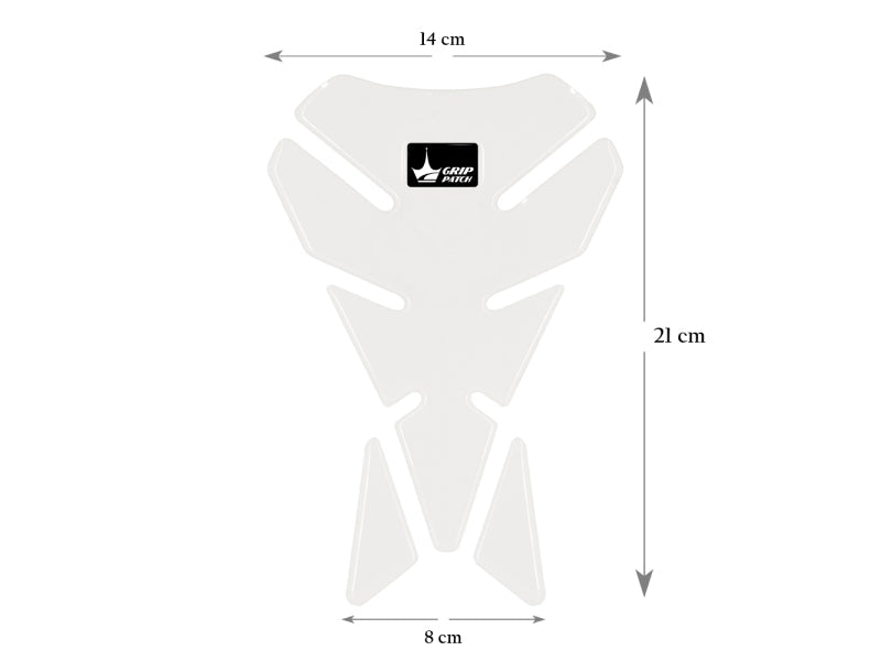 Grippatch Aprilia, KTM, Kawasaki, Suzuki ile Uyumlu Kaydırmaz Şeffaf Tank Pad GT04