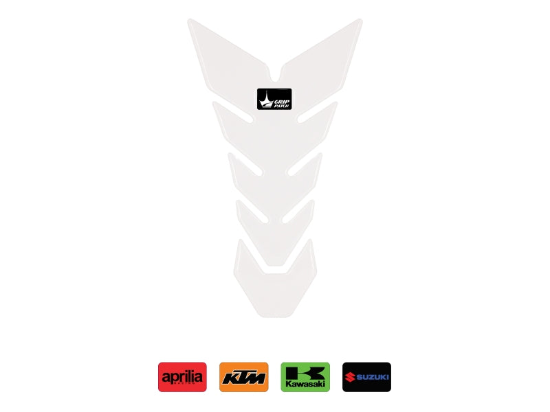 Grippatch Aprilia, KTM, Kawasaki, Suzuki ile Uyumlu Kaydırmaz Şeffaf Tank Pad GT05