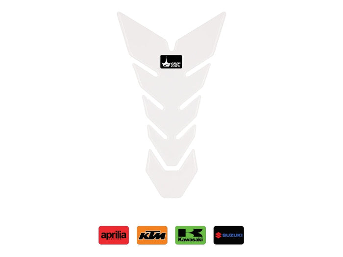 Grippatch Aprilia, KTM, Kawasaki, Suzuki ile Uyumlu Kaydırmaz Şeffaf Tank Pad GT05
