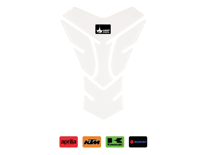Grippatch Aprilia, KTM, Kawasaki, Suzuki ile Uyumlu Kaydırmaz Şeffaf Tank Pad GT06