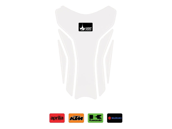 Grippatch Aprilia, KTM, Kawasaki, Suzuki ile Uyumlu Kaydırmaz Şeffaf Tank Pad GT07