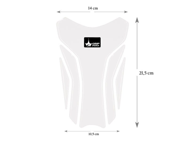 Grippatch Aprilia, KTM, Kawasaki, Suzuki ile Uyumlu Kaydırmaz Şeffaf Tank Pad GT07