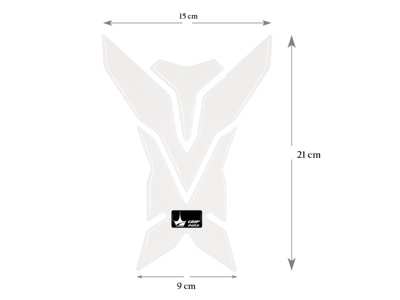 Grippatch Aprilia, KTM, Kawasaki, Suzuki ile Uyumlu Kaydırmaz Şeffaf Tank Pad GT10