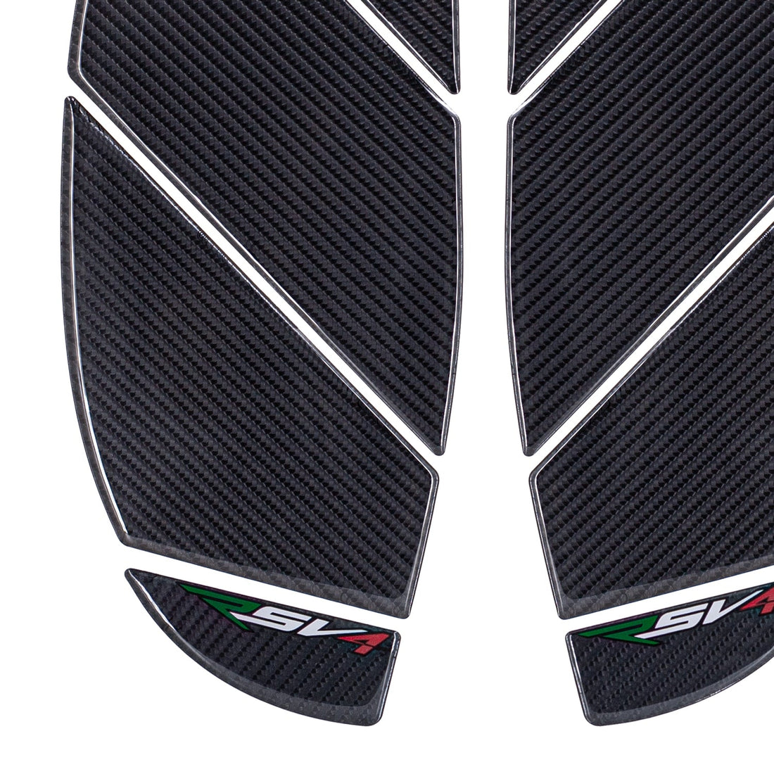 Grippatch Aprilia RSV4 (2024) ile Uyumlu Kaydırmaz 6D Karbon 14 Parça Tank Pad Seti GC46
