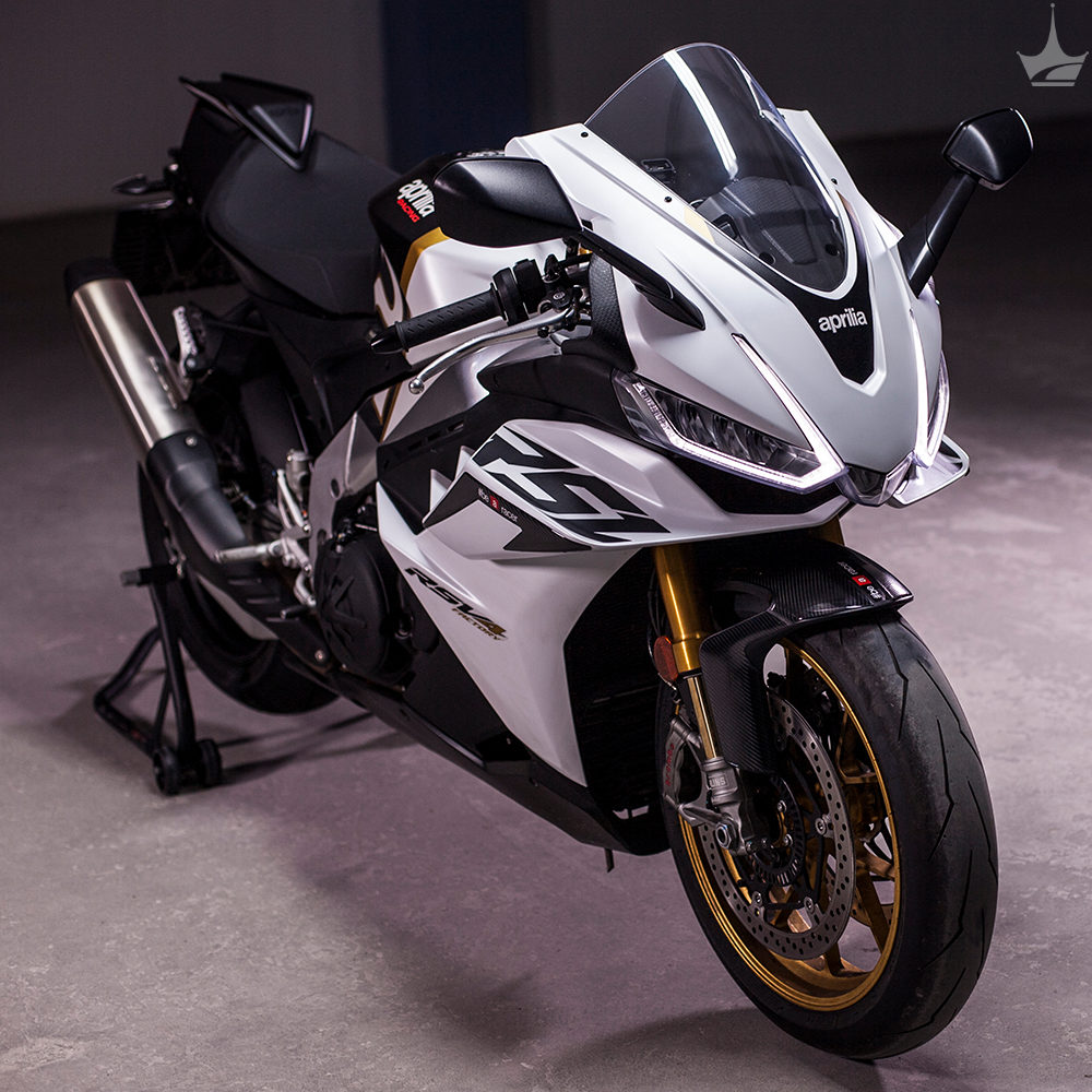Grippatch Aprilia RSV4 (2024) ile Uyumlu Kaydırmaz 6D Karbon 14 Parça Tank Pad Seti GC46