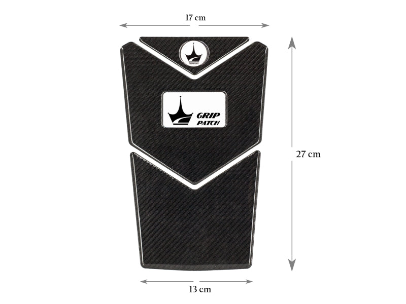 Grippatch BMW GS R1250 ADV (2021) ile Uyumlu Kaydırmaz 6D Karbon Tank Pad GC14