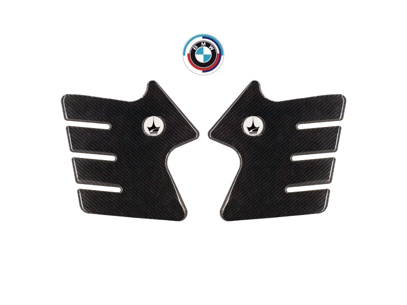 Grippatch BMW GS R1250 ADV (2021) ile Uyumlu Kaydırmaz 6D Karbon Yan Tank Pad GCS05