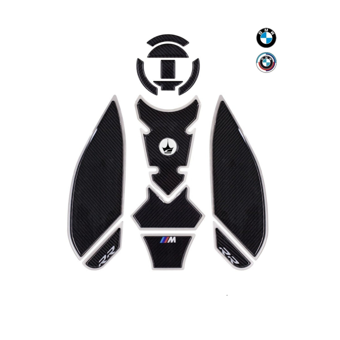 Grippatch BMW S1000RR (2023-2025) ile Uyumlu Ultimate Tank Pad Seti GTC05-DK