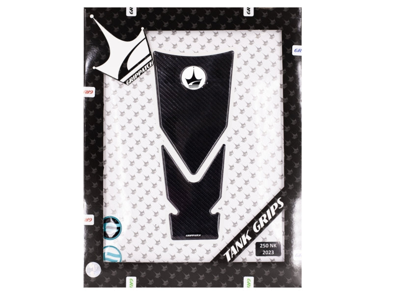 Grippatch CF Moto 250 NK (2023) ile Uyumlu Kaydırmaz 6D Karbon 20 Parça Tank Pad Seti GC17