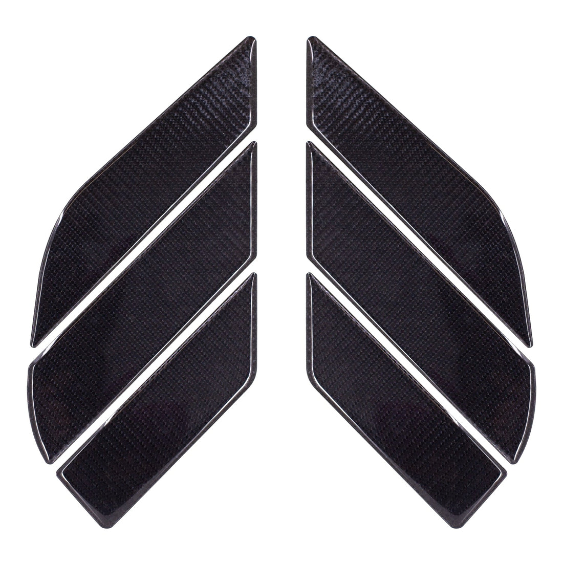 Grippatch CF Moto 250 SR ile Uyumlu Yan Depo Koruma 6D Karbon Kaydırmaz Tank Pad GC15-YK