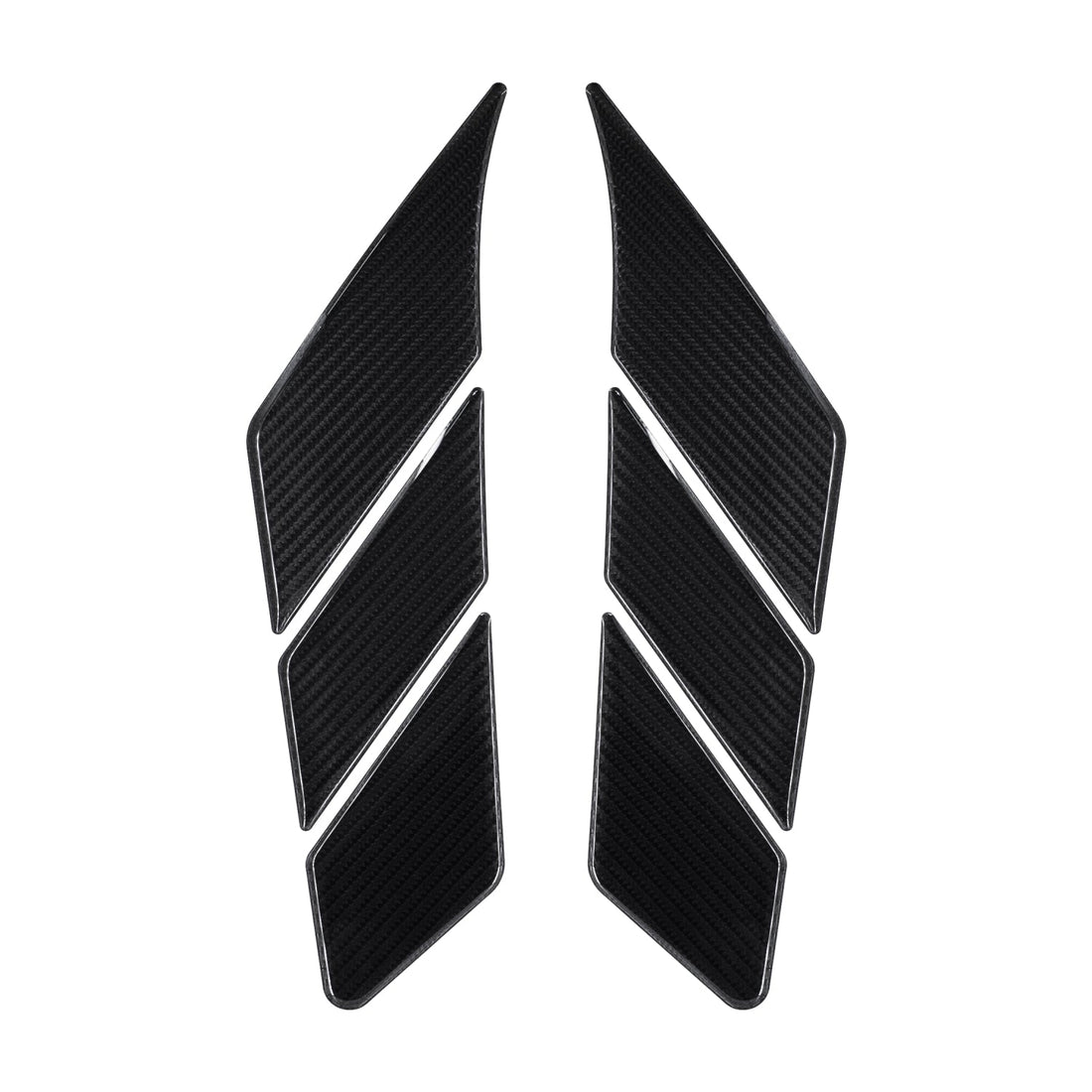 Grippatch CF Moto 450 MT ile Uyumlu Yan Depo 6D Karbon Kaydırmaz Tank Pad GC39-YK