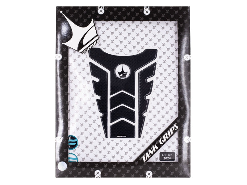 Grippatch CF Moto 450 NK (2024) ile Uyumlu Kaydırmaz 6D Karbon 22 Parça Tank Pad Seti GC18
