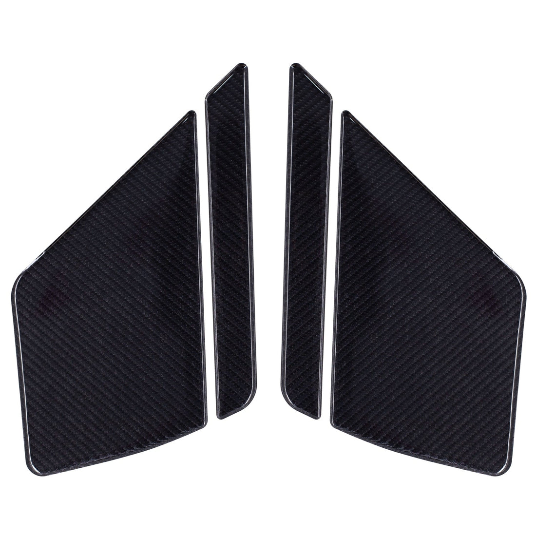 Grippatch CF Moto 450 SR ile Uyumlu Yan Depo Koruma 6D Karbon Kaydırmaz Tank Pad GC16-YK
