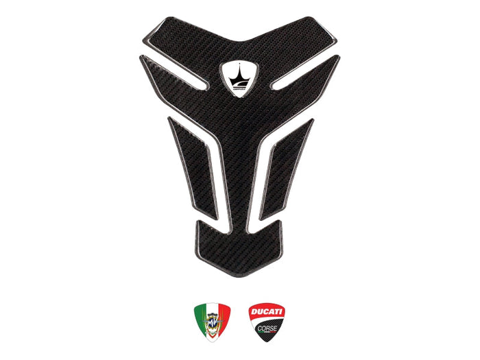 Grippatch Ducati, MV Agusta ile Uyumlu 6D Karbon Tank Pad GC01