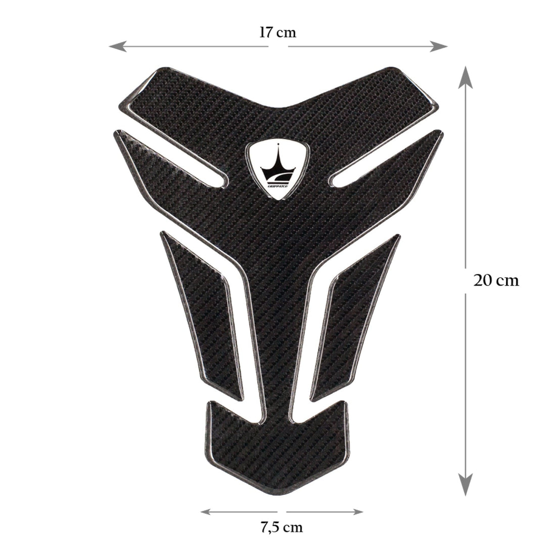 Grippatch Ducati, MV Agusta ile Uyumlu 6D Karbon Tank Pad GC01