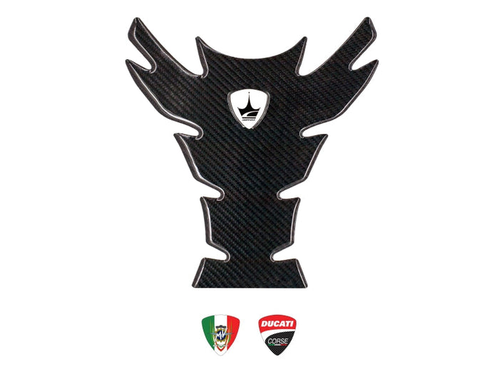 Grippatch Ducati, MV Agusta ile Uyumlu 6D Karbon Tank Pad GC03