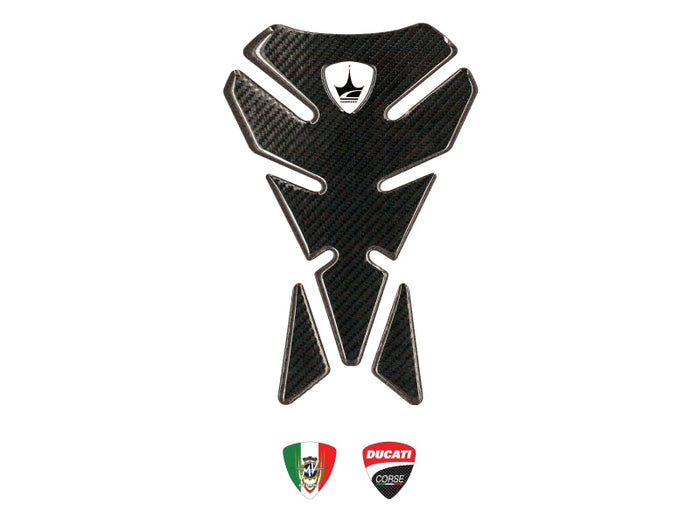 Grippatch Ducati, MV Agusta ile Uyumlu 6D Karbon Tank Pad GC04
