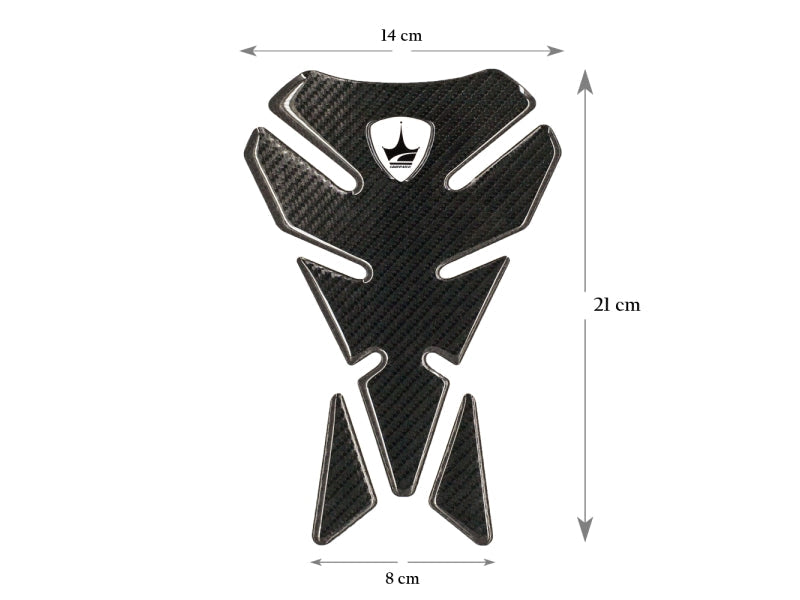 Grippatch Ducati, MV Agusta ile Uyumlu 6D Karbon Tank Pad GC04