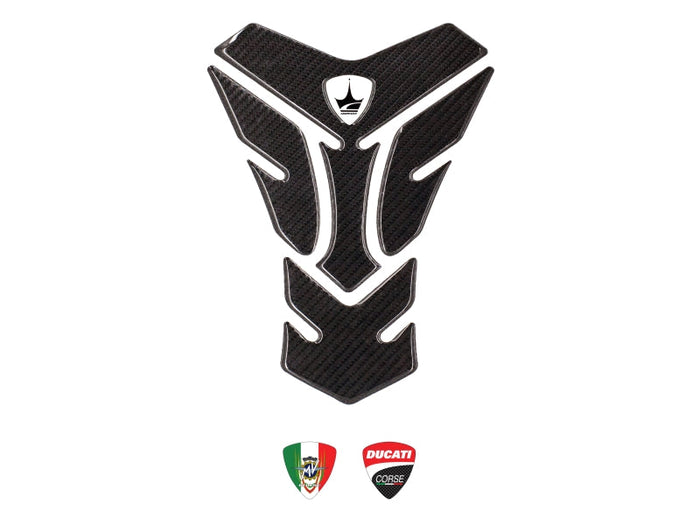 Grippatch Ducati, MV Agusta ile Uyumlu 6D Karbon Tank Pad GC06