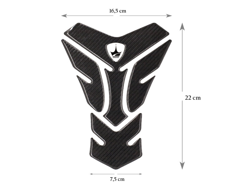 Grippatch Ducati, MV Agusta ile Uyumlu 6D Karbon Tank Pad GC06