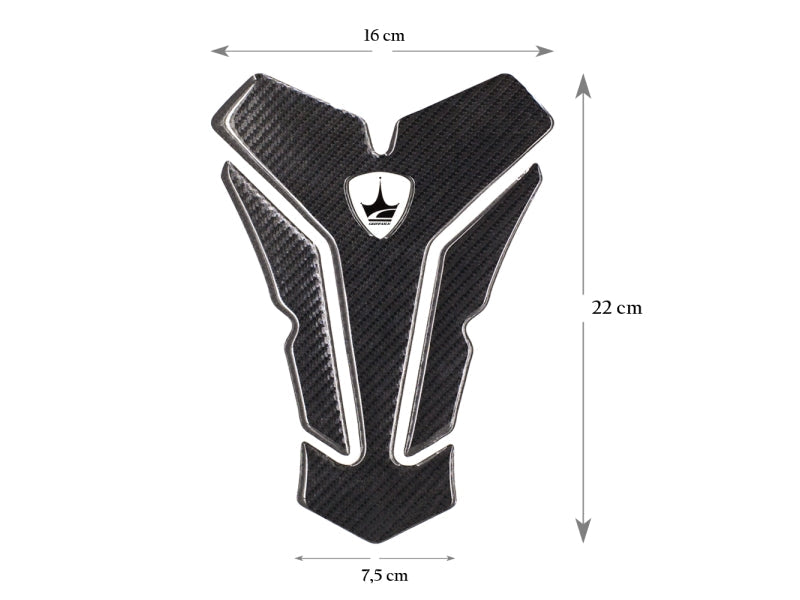 Grippatch Ducati, MV Agusta ile Uyumlu 6D Karbon Tank Pad GC09