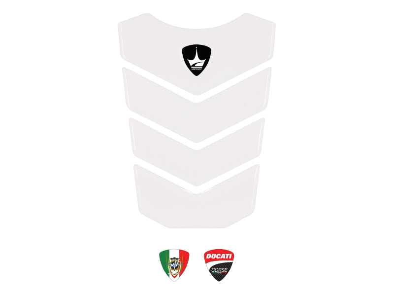 Grippatch Ducati, MV Agusta ile Uyumlu Kaydırmaz Şeffaf Tank Pad GT02