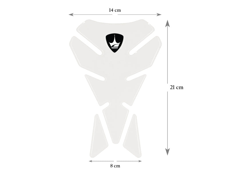 Grippatch Ducati, MV Agusta ile Uyumlu Kaydırmaz Şeffaf Tank Pad GT04