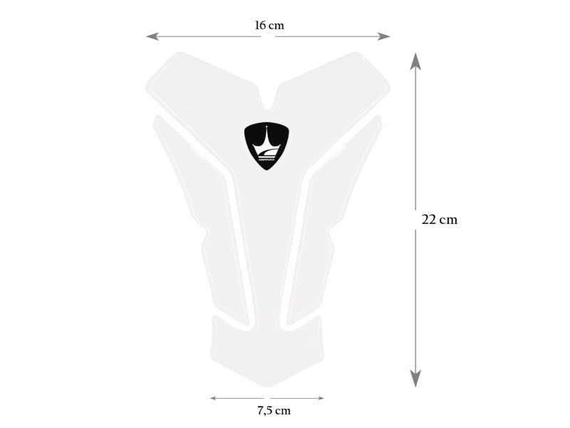 Grippatch Ducati, MV Agusta ile Uyumlu Kaydırmaz Şeffaf Tank Pad GT09