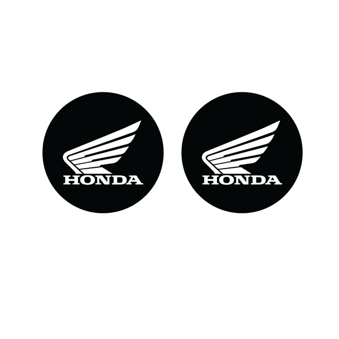 Grippatch Honda 5x5 cm Premium Damla Logo – 2’li Poliüretan 3D Logo-Amblem Seti