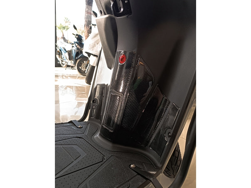 Grippatch Honda Activa 125 (2023) ile Uyumlu Kaydırmaz 6D Karbon 9 Parça Tank Pad Seti GC24
