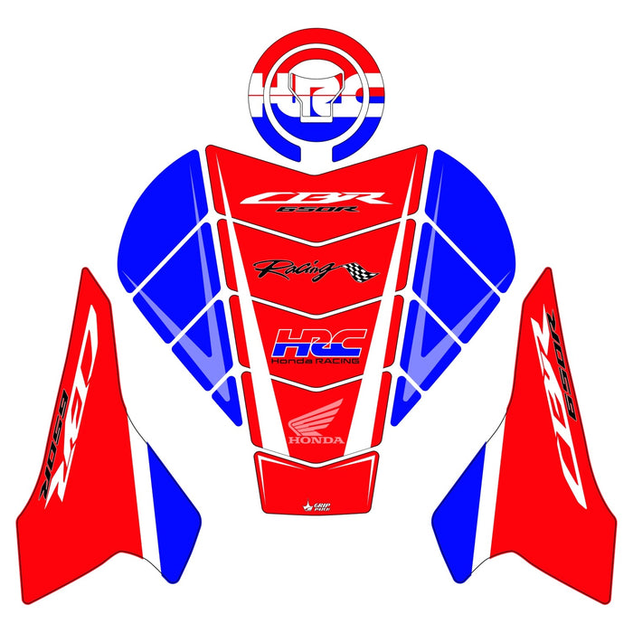 Grippatch Honda CBR650R (2025) ile Uyumlu 18 Parça Renkli Tank Pad Seti GC41-3