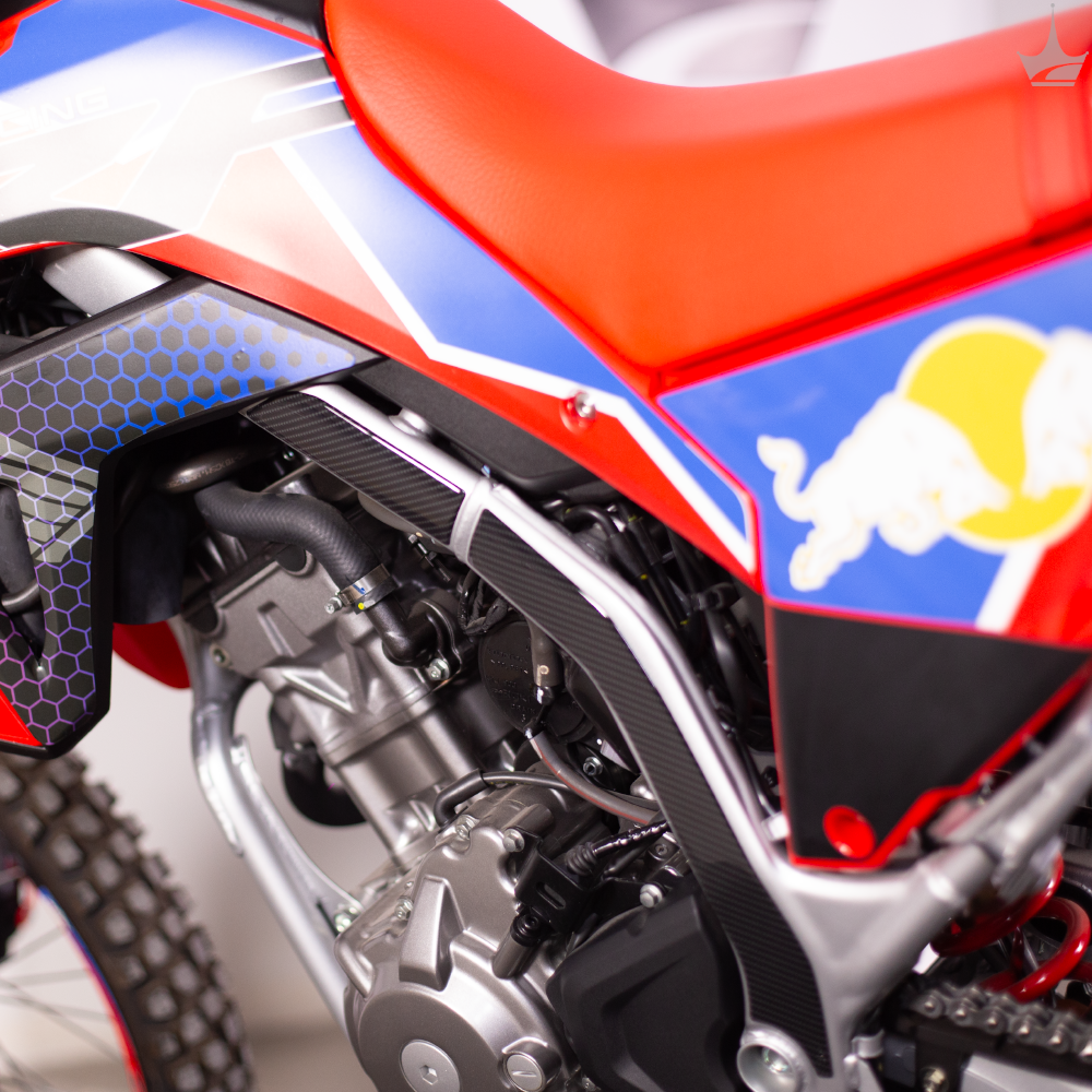 Grippatch Honda CRF250 (2025) ile Uyumlu Kaydırmaz 6D Karbon 14 Parça Tank Pad Seti GC76