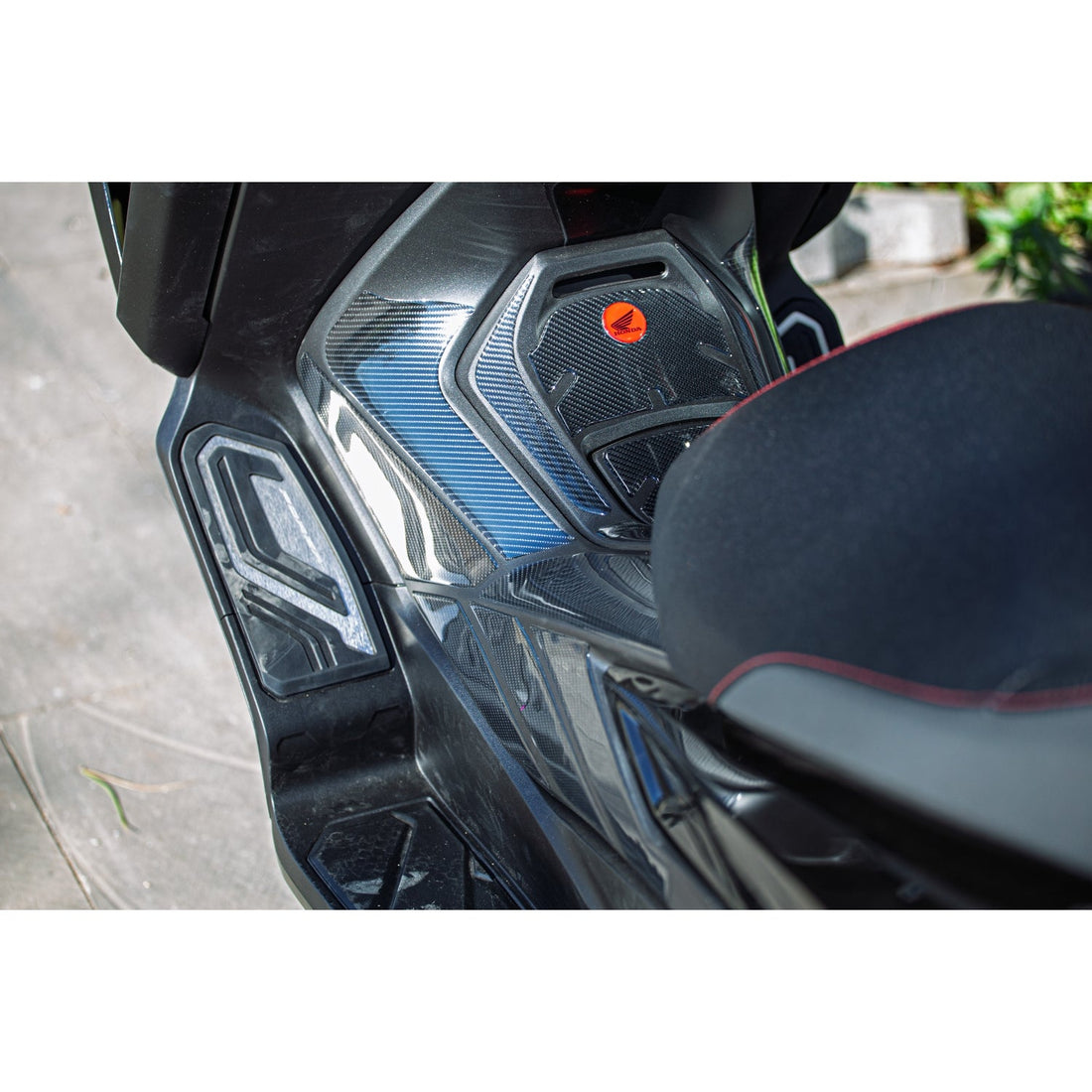 Grippatch Honda Forza - 250 (2025) ile Uyumlu Kaydırmaz 6D Karbon 19 Parça Tank Pad Seti - GC20