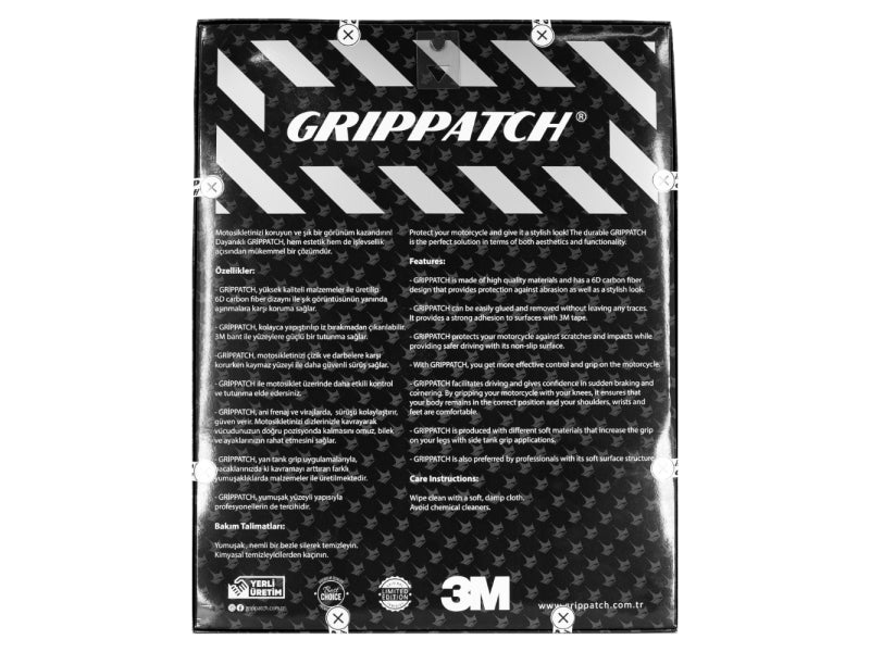 Grippatch Honda NT1100 (2025) ile Uyumlu Kaydırmaz 6D Karbon 11 Parça Tank Pad Seti GC27