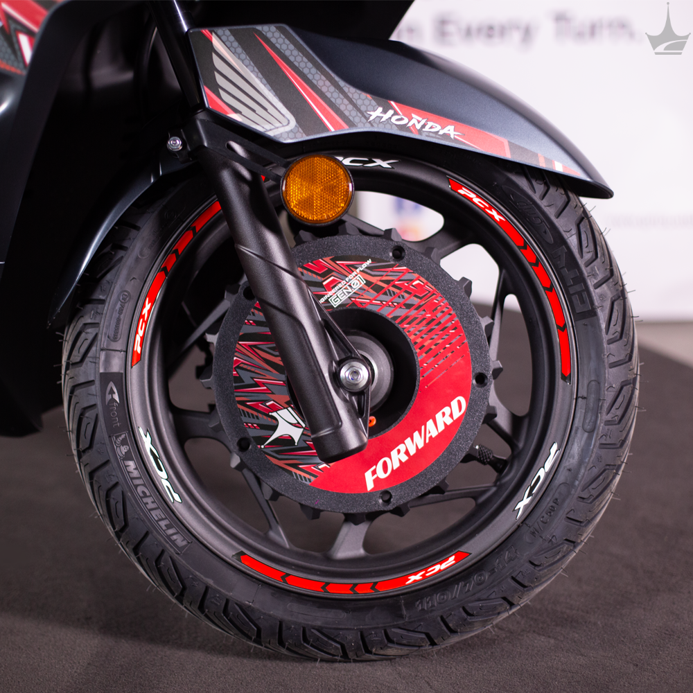 Grippatch Honda PCX 125 (2025) ile Uyumlu 43 Parça Tank Pad Seti GC40-K-S