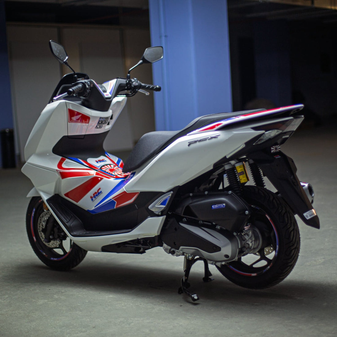 Grippatch Honda PCX 125 HRC ( 2025 ) ile Uyumlu 43 Parça Renkli Tank Pad GC40-R9