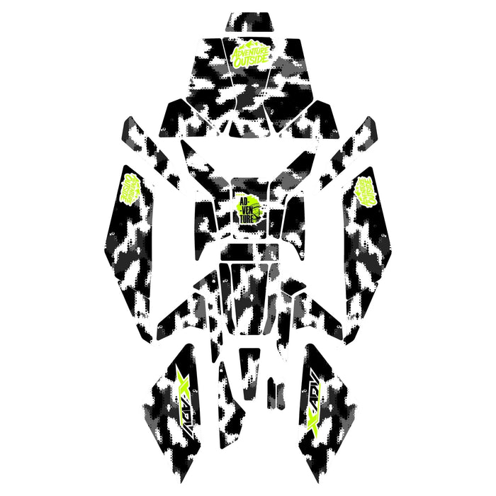 Grippatch Honda X-ADV (2025) ile Uyumlu Renkli Tank Pad Seti 33 Parça GC53-3