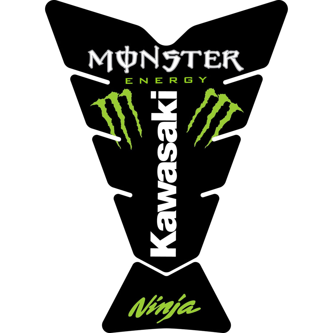 Grippatch Kawasaki ZX-4RR (2025) ile Uyumlu Monster Tank Pad - Depo Koruma