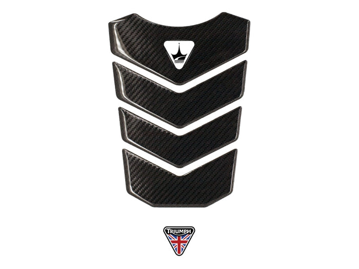 Grippatch Triumph ile Uyumlu Kaydırmaz 6D Karbon Tank Pad GC02