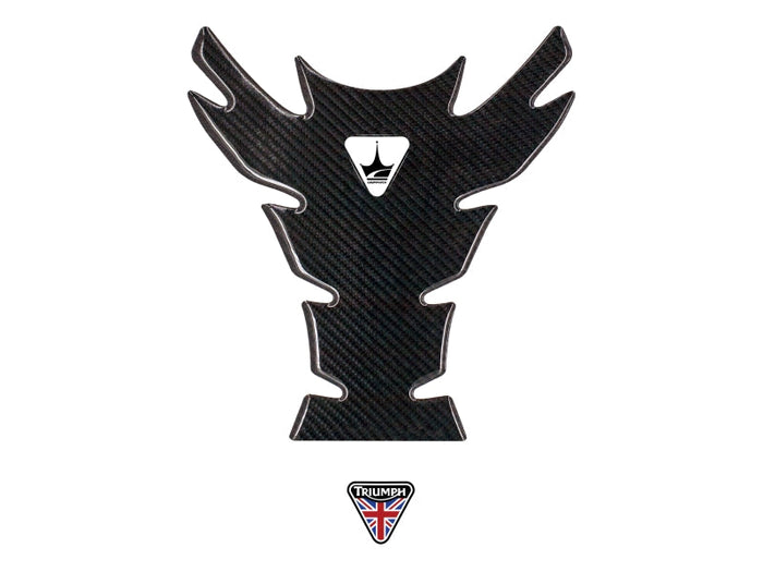 Grippatch Triumph ile Uyumlu Kaydırmaz 6D Karbon Tank Pad GC03