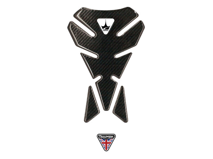 Grippatch Triumph ile Uyumlu Kaydırmaz 6D Karbon Tank Pad GC04