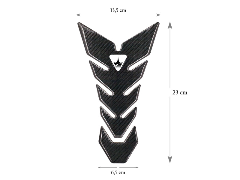 Grippatch Triumph ile Uyumlu Kaydırmaz 6D Karbon Tank Pad GC05