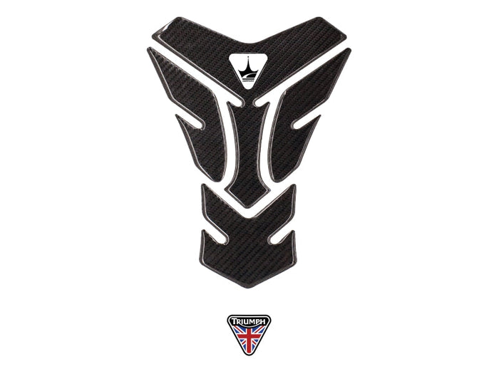 Grippatch Triumph ile Uyumlu Kaydırmaz 6D Karbon Tank Pad GC06